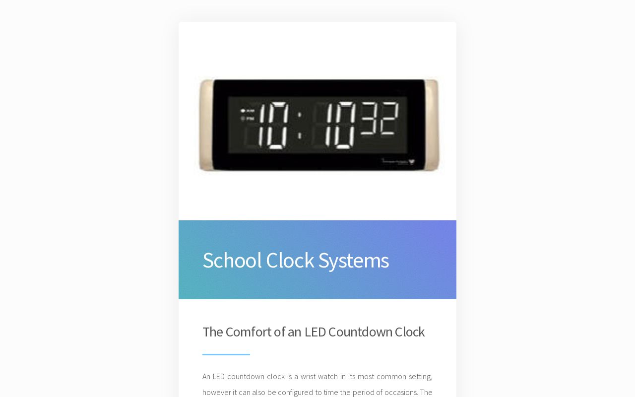 LED Countdown Clock